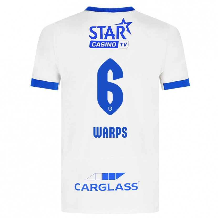 Danxen Homem Camisola Isa Warps #6 Branco Azul Alternativa 2026/27 Camisa Brasil