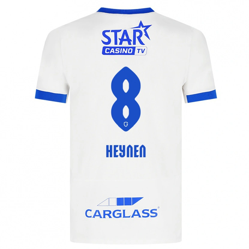 Danxen Homem Camisola Bryan Heynen #8 Branco Azul Alternativa 2026/27 Camisa Brasil