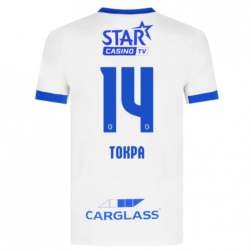 Danxen Homem Camisola Winner Tokpa #14 Branco Azul Alternativa 2026/27 Camisa Brasil