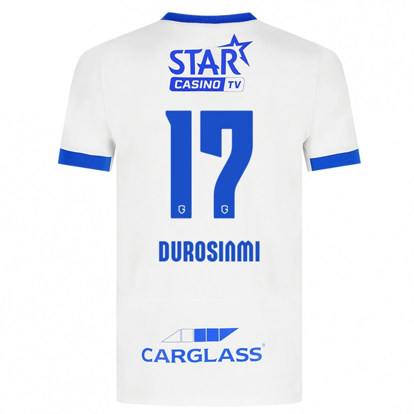 Danxen Homem Camisola Rafiu Durosinmi #17 Branco Azul Alternativa 2026/27 Camisa Brasil