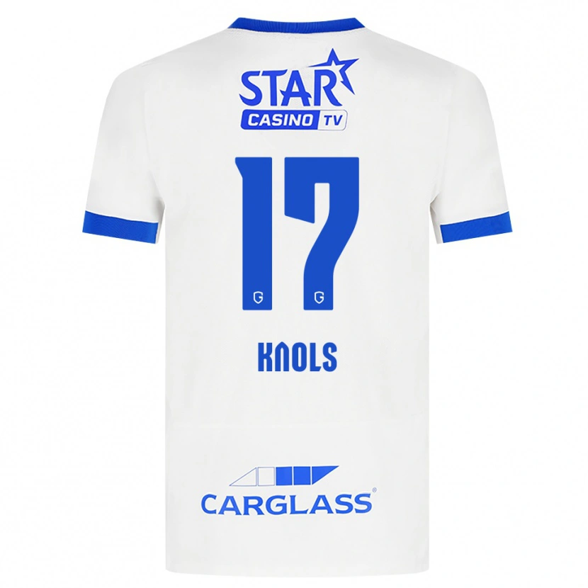 Danxen Homem Camisola Myrthe Knols #17 Branco Azul Alternativa 2026/27 Camisa Brasil