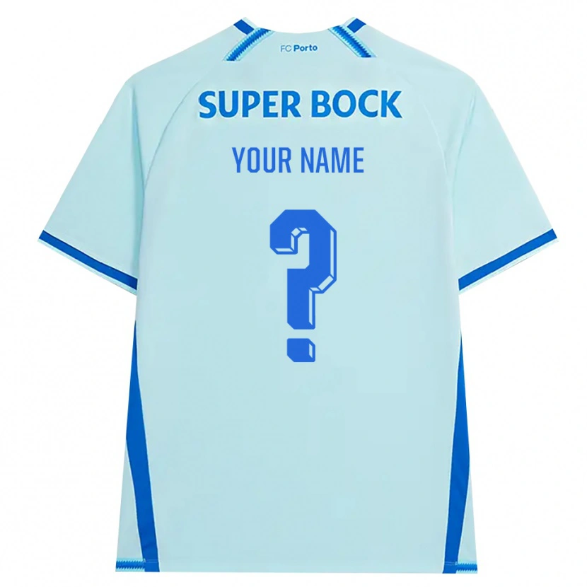 Danxen Homem Camisola Seu Nome #0 Lightcyan Azul Terceiro 2026/27 Camisa Brasil