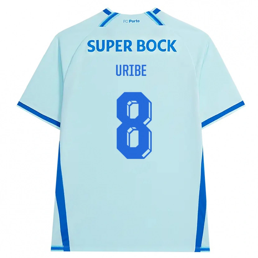Danxen Homem Camisola Mateus Uribe #8 Lightcyan Azul Terceiro 2026/27 Camisa Brasil