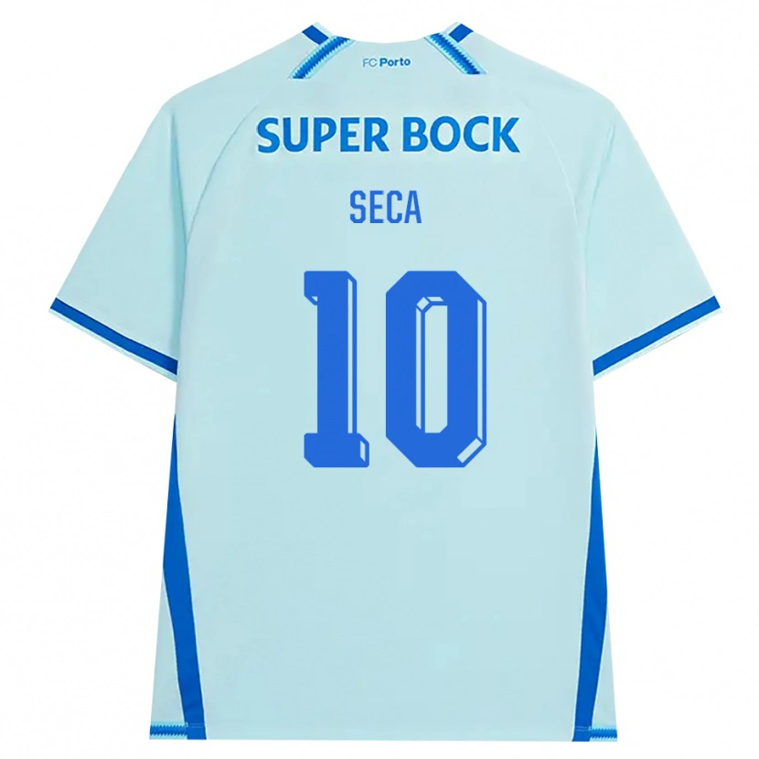 Danxen Homem Camisola Rodrigo Seca #10 Lightcyan Azul Terceiro 2026/27 Camisa Brasil