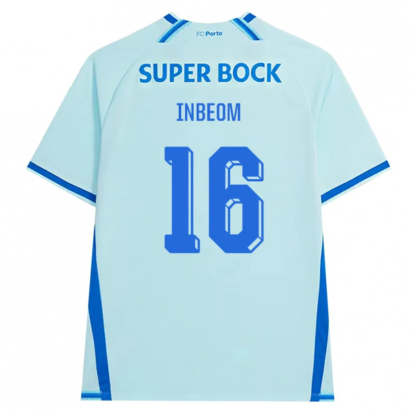 Danxen Homem Camisola In-Beom Hwang #16 Lightcyan Azul Terceiro 2026/27 Camisa Brasil