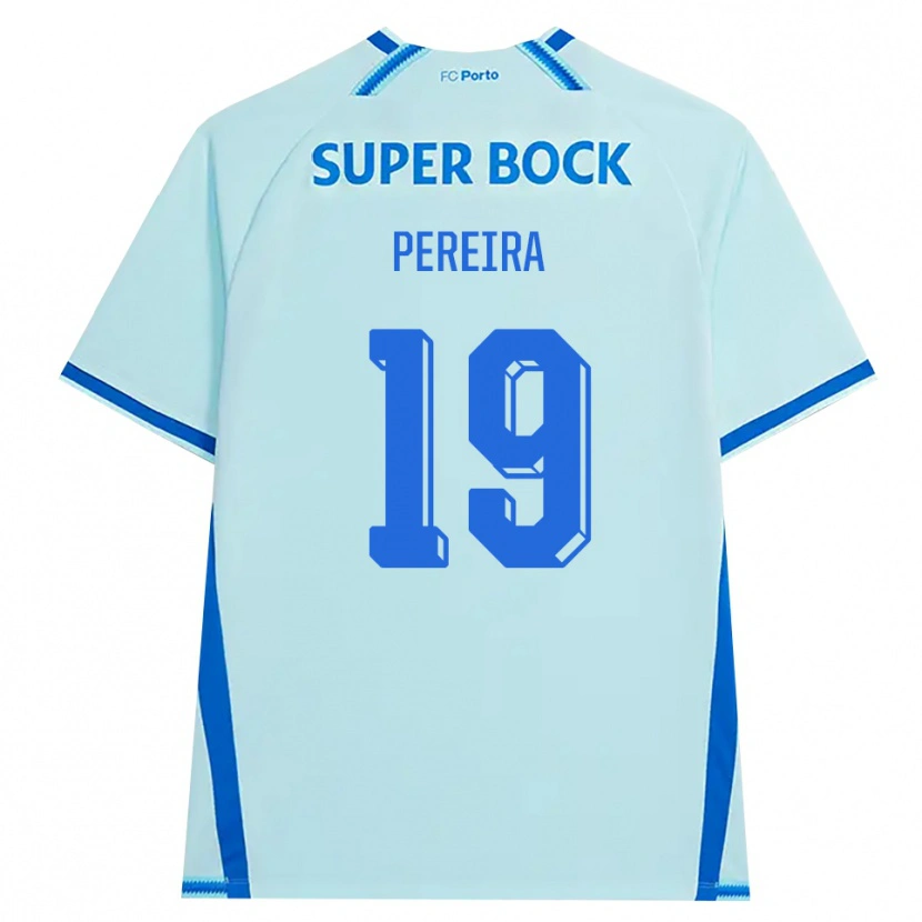 Danxen Homem Camisola João Pereira #19 Lightcyan Azul Terceiro 2026/27 Camisa Brasil