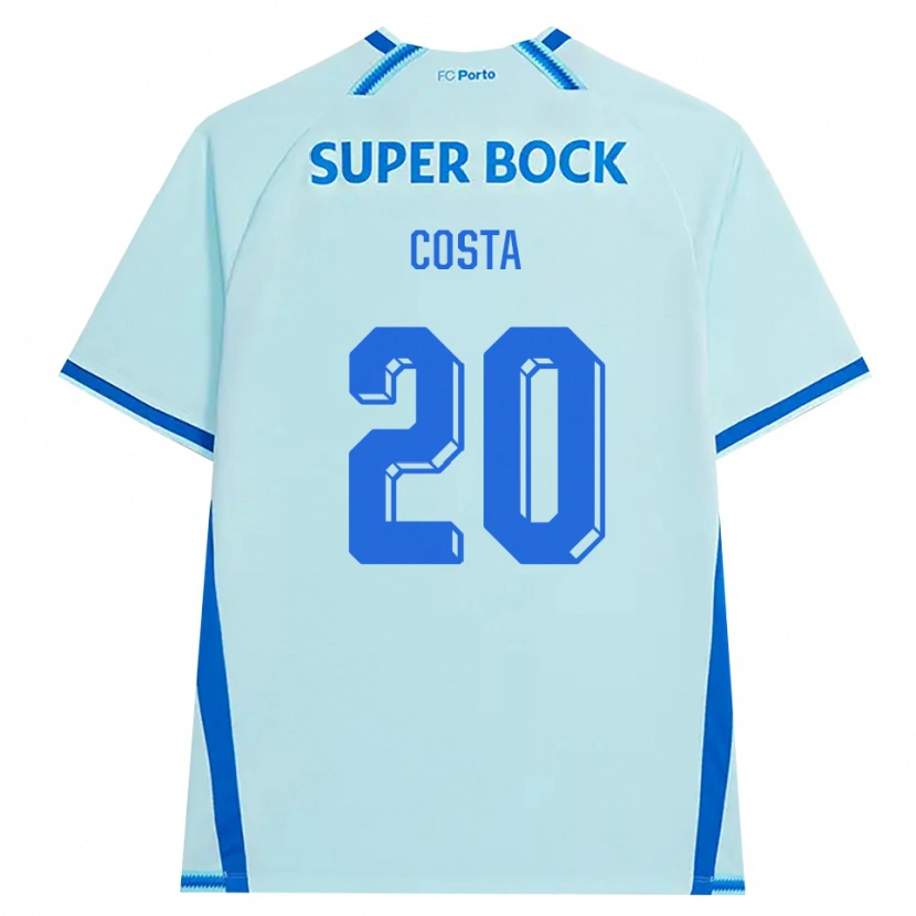 Danxen Homem Camisola Alberto Costa #20 Lightcyan Azul Terceiro 2026/27 Camisa Brasil