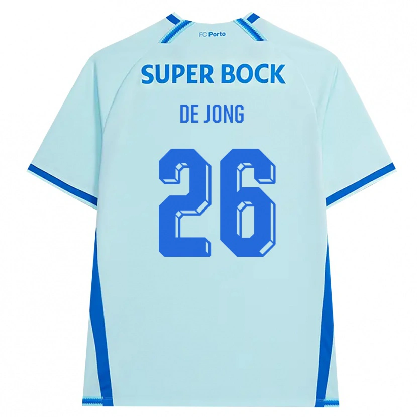 Danxen Homem Camisola Luuk De Jong #26 Lightcyan Azul Terceiro 2026/27 Camisa Brasil