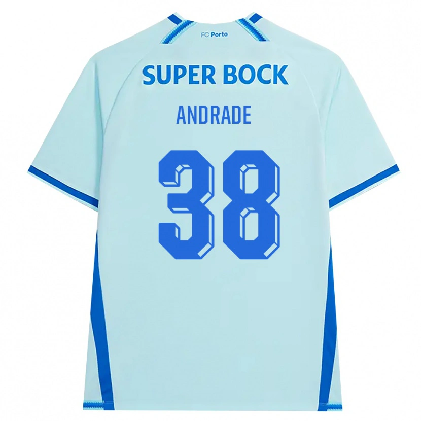 Danxen Homem Camisola Fernando Andrade #38 Lightcyan Azul Terceiro 2026/27 Camisa Brasil