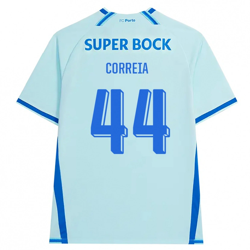 Danxen Homem Camisola Romain Correia #44 Lightcyan Azul Terceiro 2026/27 Camisa Brasil
