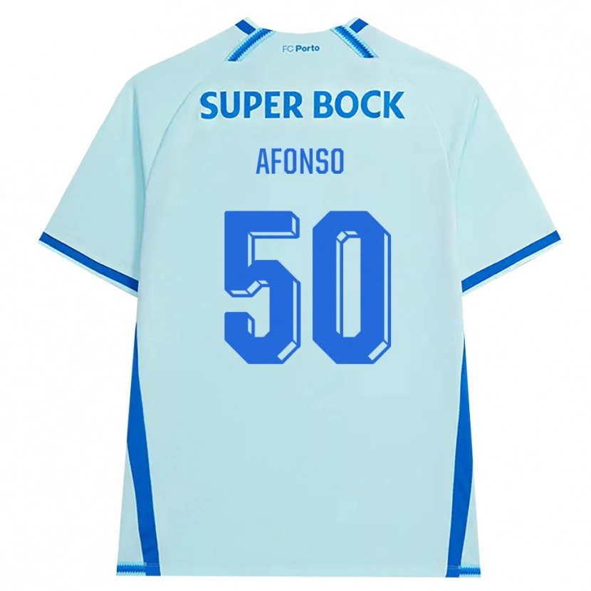 Danxen Homem Camisola João Afonso #50 Lightcyan Azul Terceiro 2026/27 Camisa Brasil