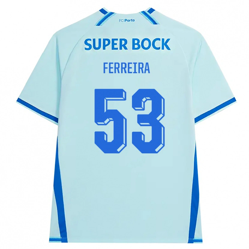 Danxen Homem Camisola Eduardo Ferreira #53 Lightcyan Azul Terceiro 2026/27 Camisa Brasil
