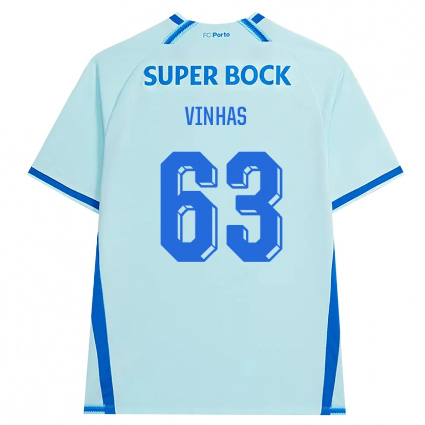 Danxen Homem Camisola David Vinhas #63 Lightcyan Azul Terceiro 2026/27 Camisa Brasil