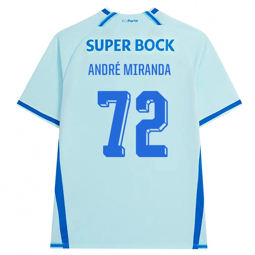 Danxen Homem Camisola André Miranda #72 Lightcyan Azul Terceiro 2026/27 Camisa Brasil