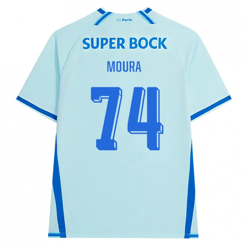 Danxen Homem Camisola Francisco Moura #74 Lightcyan Azul Terceiro 2026/27 Camisa Brasil