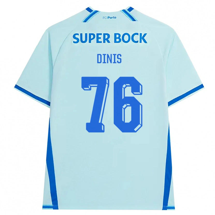 Danxen Homem Camisola Dinis Andrade Rodrigues #76 Lightcyan Azul Terceiro 2026/27 Camisa Brasil