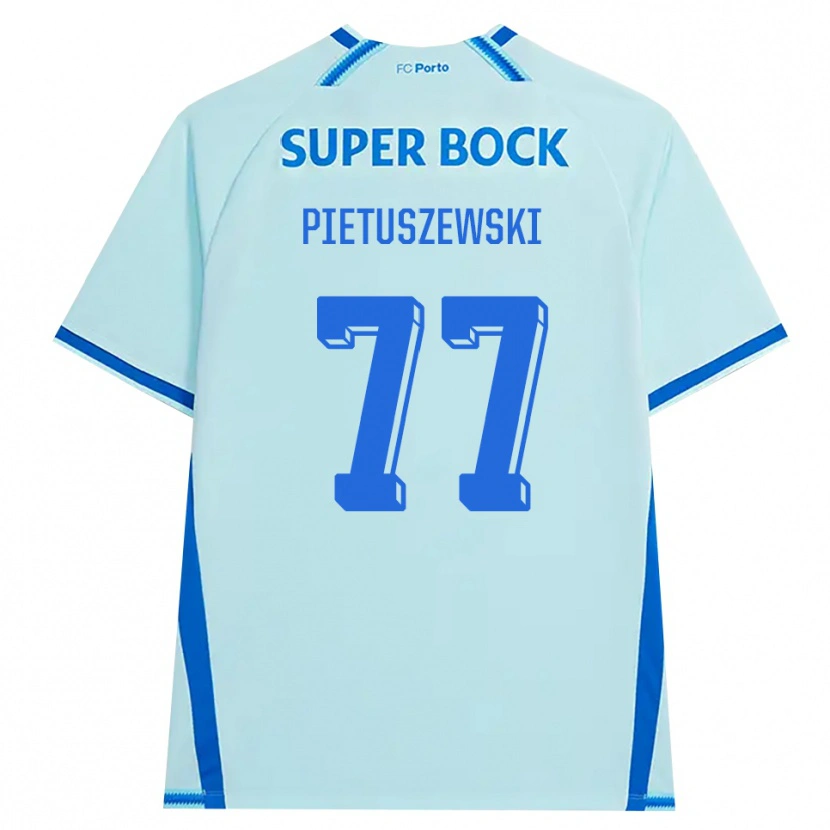Danxen Homem Camisola Oskar Pietuszewski #77 Lightcyan Azul Terceiro 2026/27 Camisa Brasil