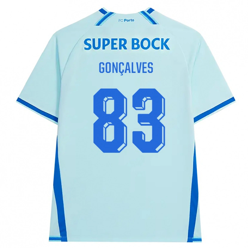 Danxen Homem Camisola Rodrigo Gonçalves #83 Lightcyan Azul Terceiro 2026/27 Camisa Brasil