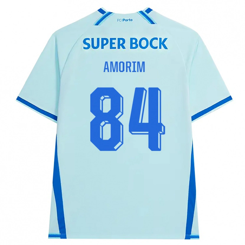 Danxen Homem Camisola Beatriz Amorim #84 Lightcyan Azul Terceiro 2026/27 Camisa Brasil