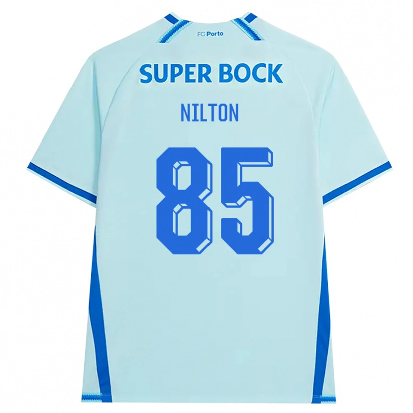 Danxen Homem Camisola Nilton #85 Lightcyan Azul Terceiro 2026/27 Camisa Brasil