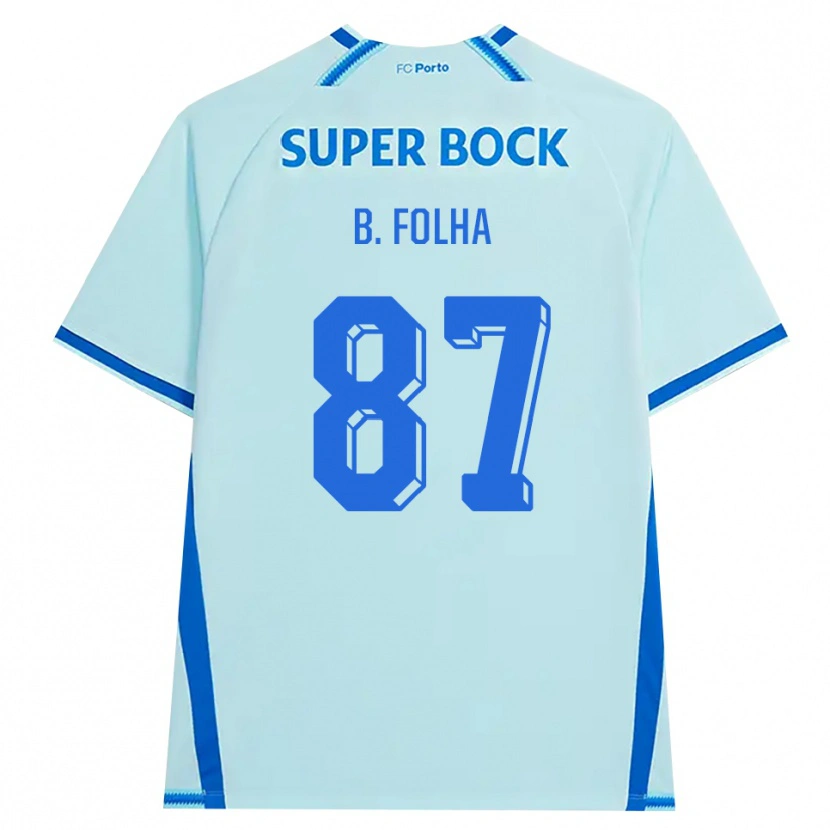 Danxen Homem Camisola Bernardo Folha #87 Lightcyan Azul Terceiro 2026/27 Camisa Brasil