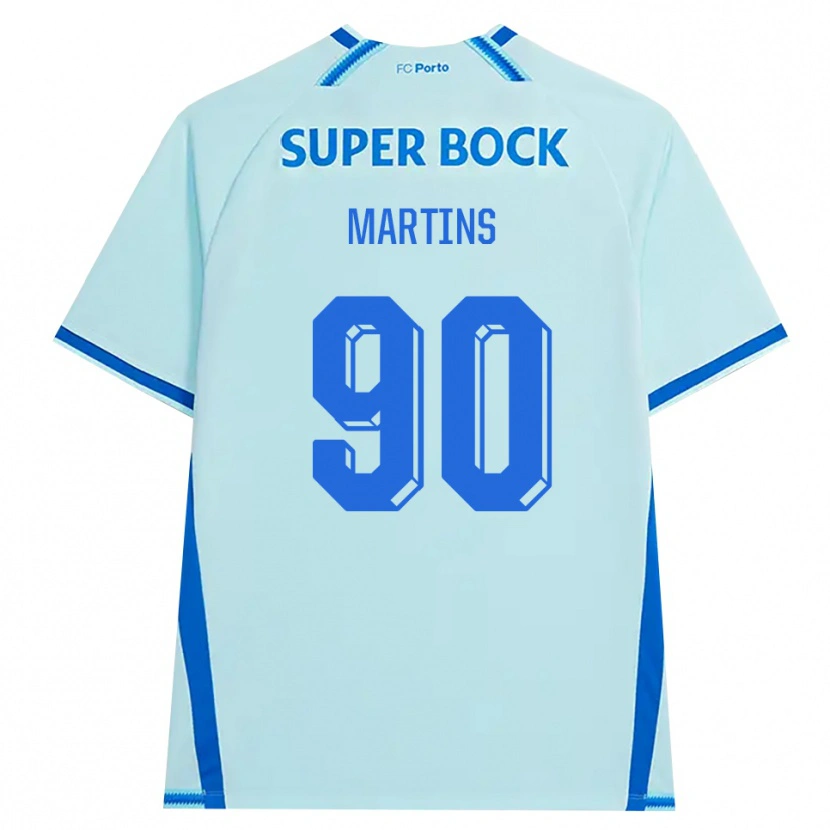 Danxen Homem Camisola Gil Martins #90 Lightcyan Azul Terceiro 2026/27 Camisa Brasil