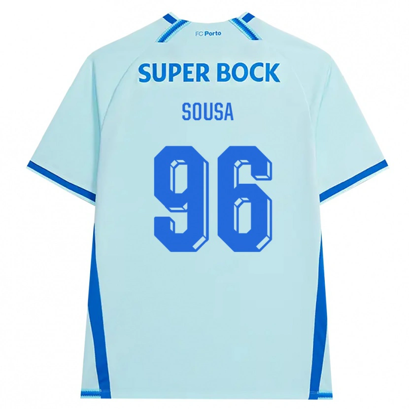 Danxen Homem Camisola Filipe Sousa #96 Lightcyan Azul Terceiro 2026/27 Camisa Brasil