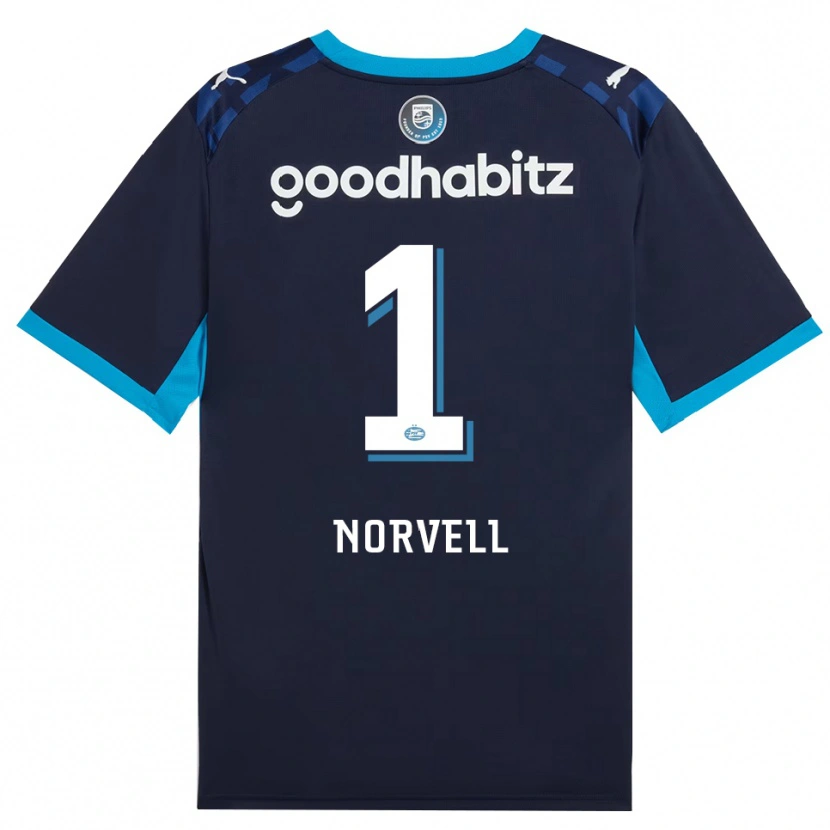 Danxen Homem Camisola Jaden Norvell #1 Dodgerblue Royalblue Terceiro 2026/27 Camisa Brasil