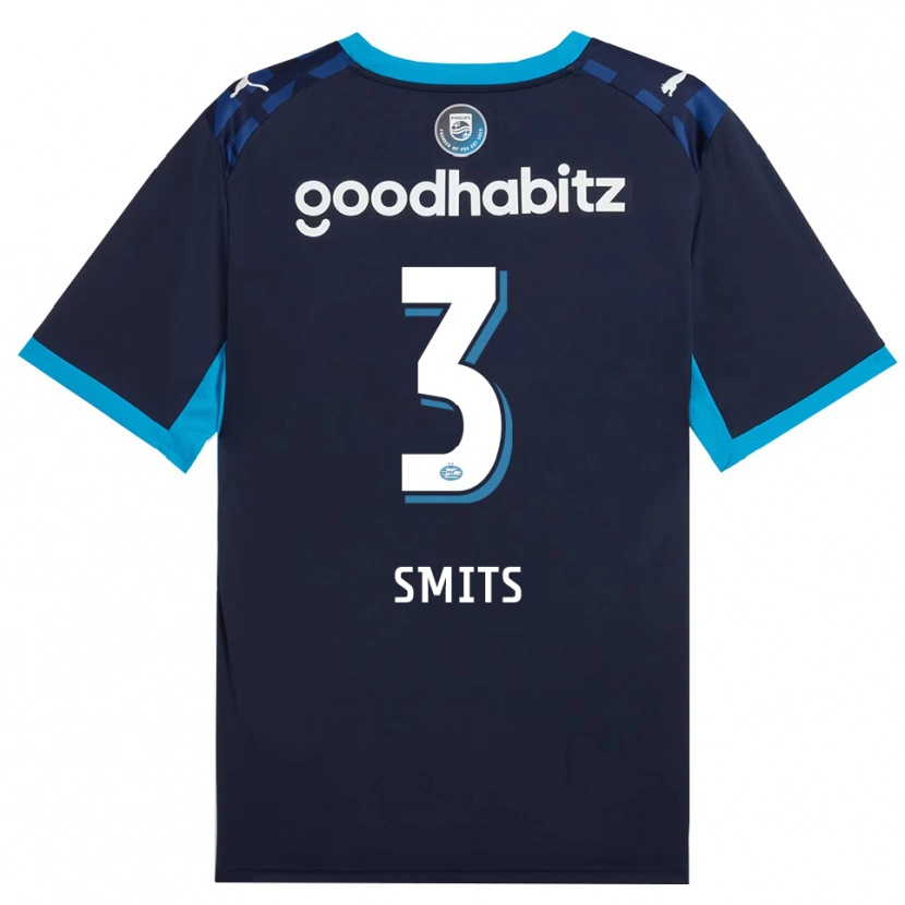 Danxen Homem Camisola Thomas Smits #3 Dodgerblue Royalblue Terceiro 2026/27 Camisa Brasil