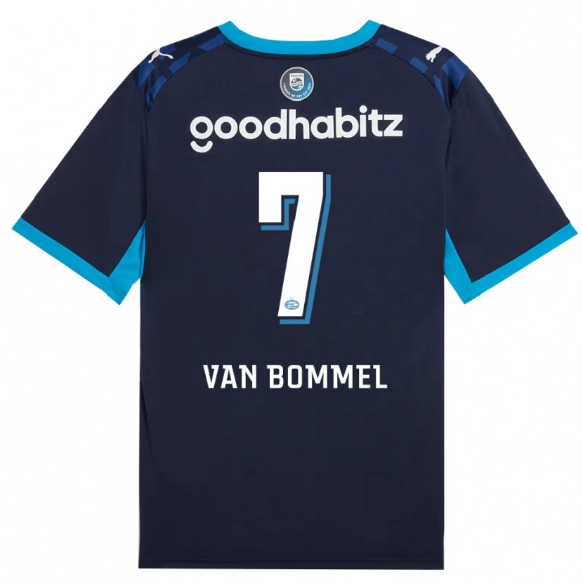Danxen Homem Camisola Ruben Van Bommel #7 Dodgerblue Royalblue Terceiro 2026/27 Camisa Brasil