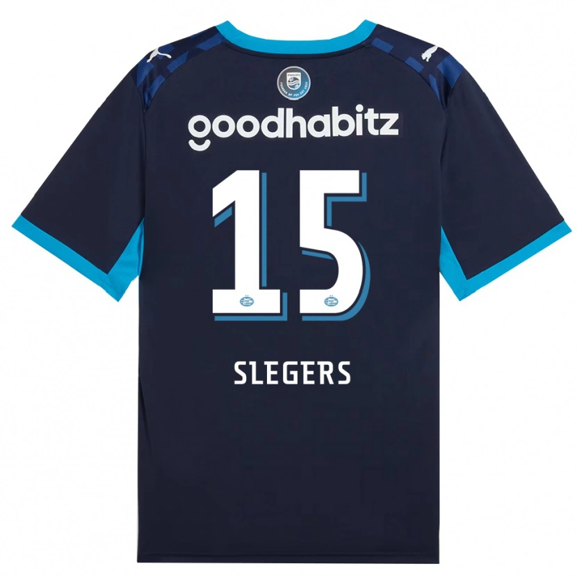 Danxen Homem Camisola Kor Slegers #15 Dodgerblue Royalblue Terceiro 2026/27 Camisa Brasil