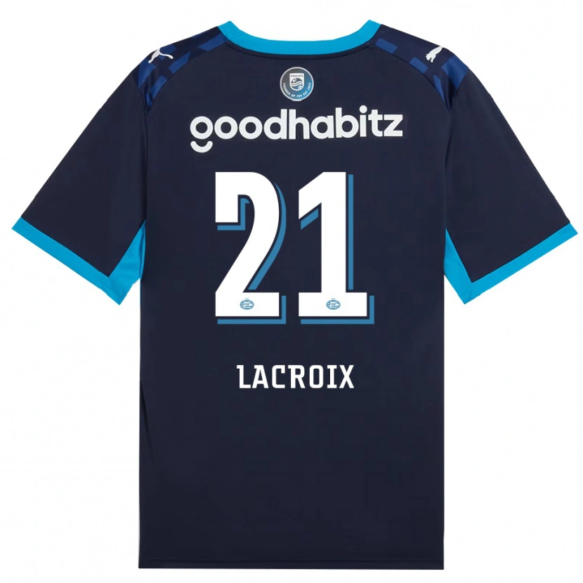 Danxen Homem Camisola Robine Lacroix #21 Dodgerblue Royalblue Terceiro 2026/27 Camisa Brasil
