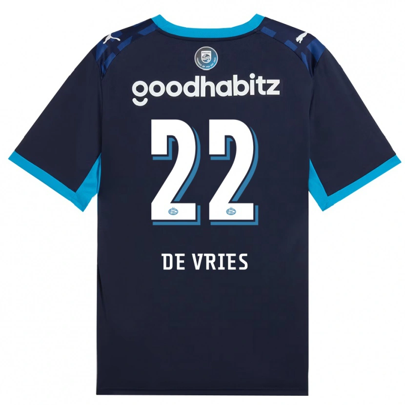 Danxen Homem Camisola Lyam De Vries #22 Dodgerblue Royalblue Terceiro 2026/27 Camisa Brasil