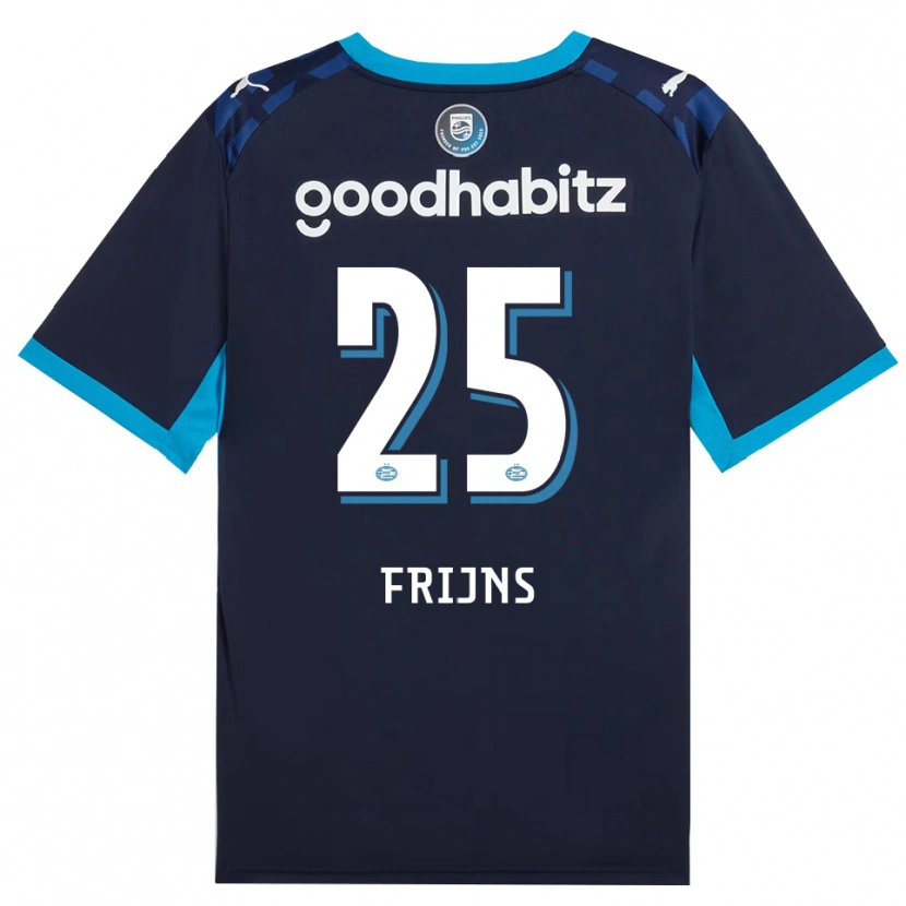 Danxen Homem Camisola Emma Frijns #25 Dodgerblue Royalblue Terceiro 2026/27 Camisa Brasil