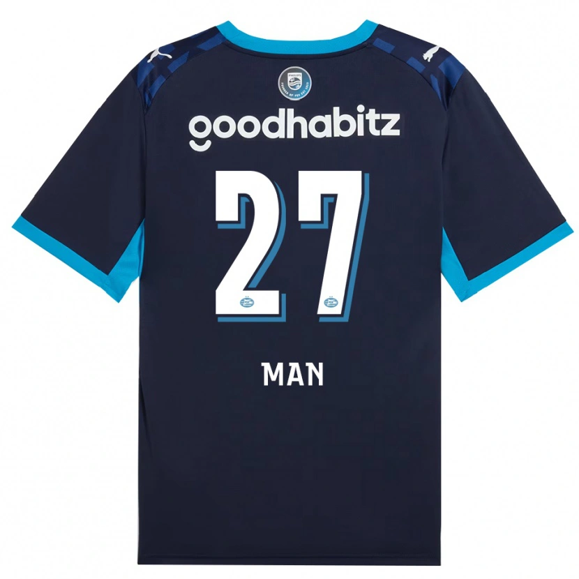 Danxen Homem Camisola Dennis Man #27 Dodgerblue Royalblue Terceiro 2026/27 Camisa Brasil