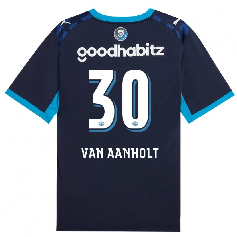 Danxen Homem Camisola Patrick Van Aanholt #30 Dodgerblue Royalblue Terceiro 2026/27 Camisa Brasil