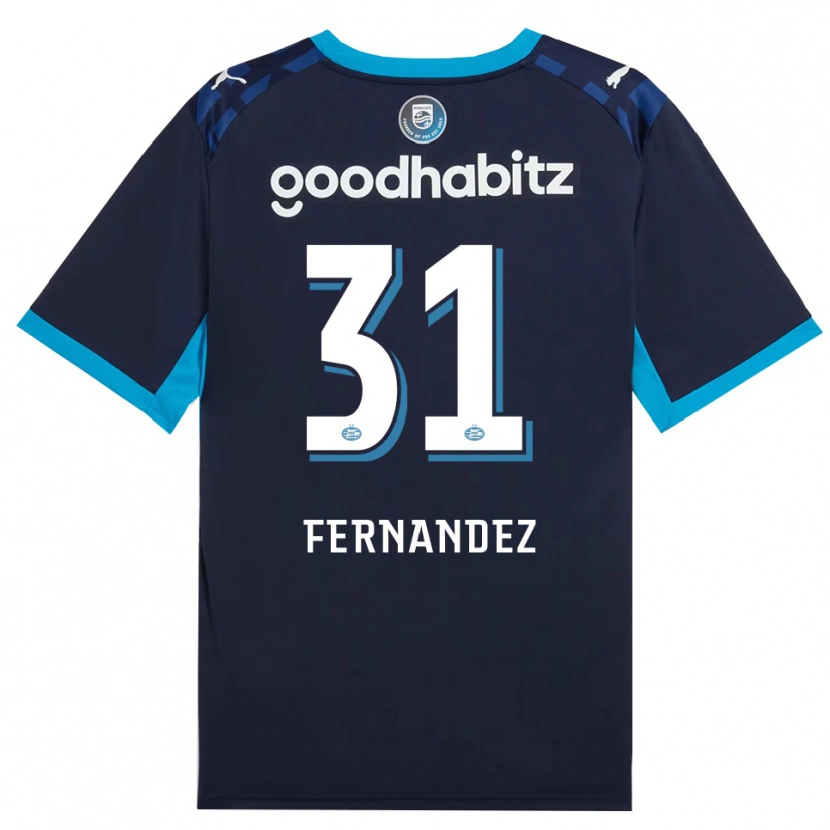 Danxen Homem Camisola Noah Fernandez #31 Dodgerblue Royalblue Terceiro 2026/27 Camisa Brasil