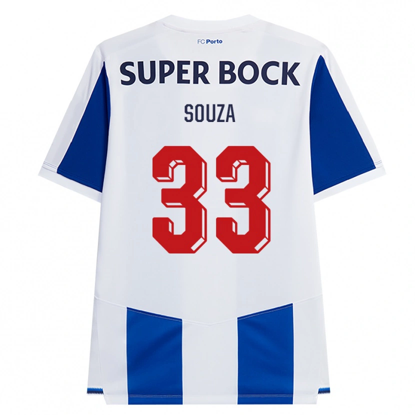 Danxen Homem Camisola João Victor De Souza Menezes #33 Azul Branco Vermelho Principal 2026/27 Camisa Brasil