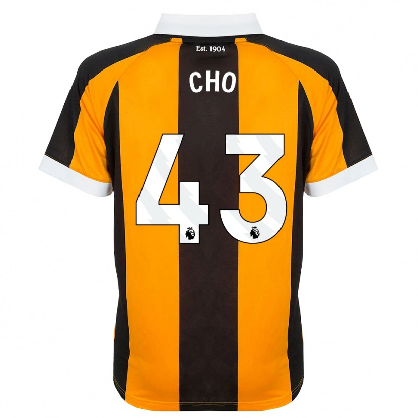 Danxen Homem Camisola Mohamed-Ali Cho #43 Laranja Preto Branco Principal 2026/27 Camisa Brasil