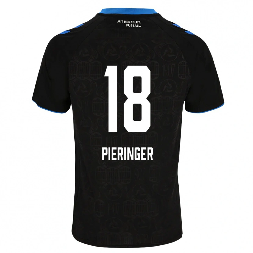 Danxen Homem Camisola Marvin Pieringer #18 Preto Branco Vermelho Principal 2026/27 Camisa Brasil