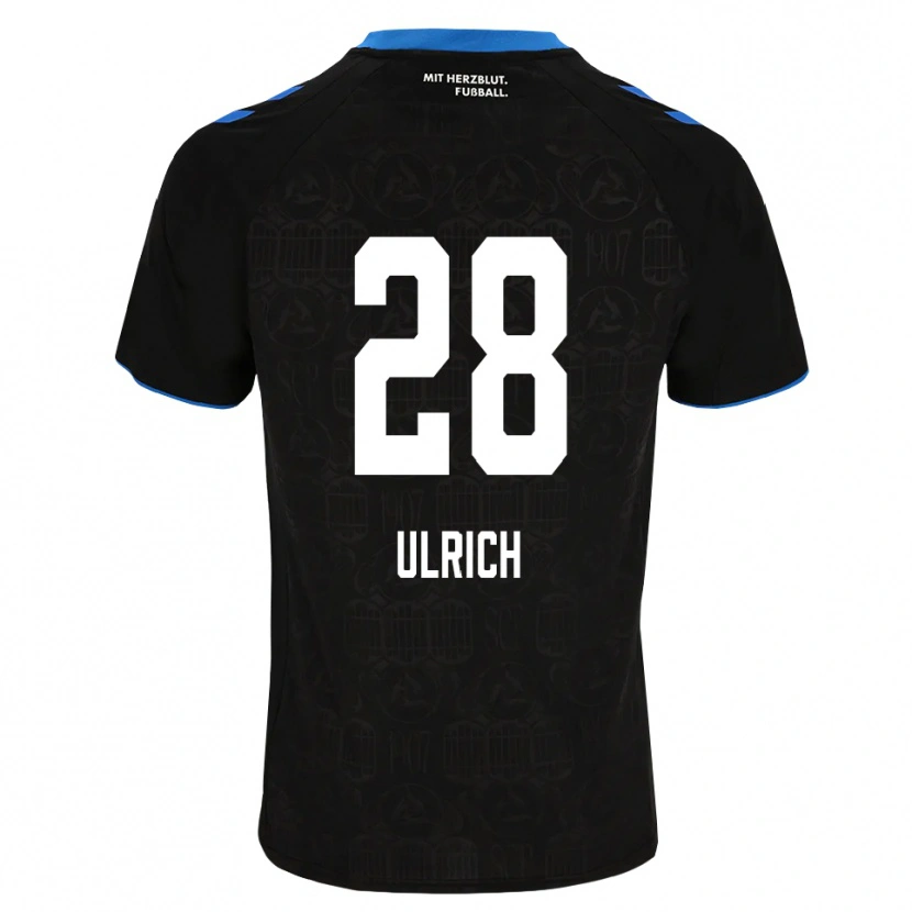 Danxen Homem Camisola Laurin Ulrich #28 Preto Branco Vermelho Principal 2026/27 Camisa Brasil