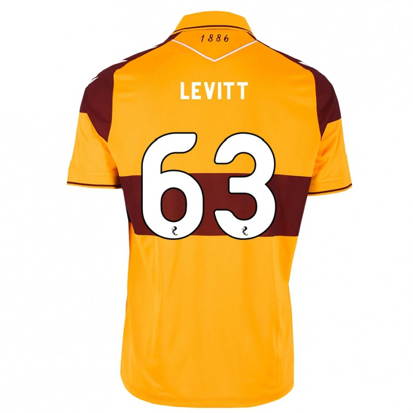 Danxen Homem Camisola Dylan Levitt #63 Marrom Laranja Principal 2026/27 Camisa Brasil