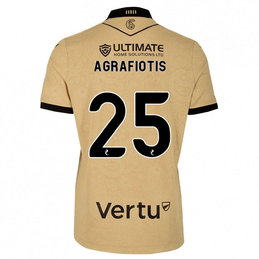Danxen Homem Camisola Nikolas Agrafiotis #25 Madeira Queimada Preto Alternativa 2026/27 Camisa Brasil