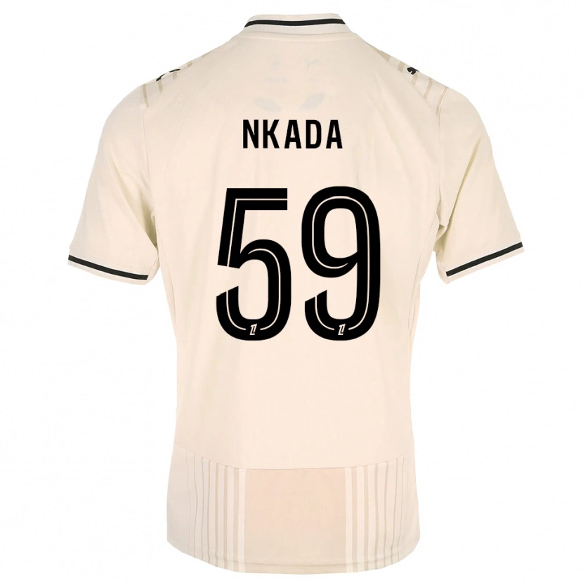 Danxen Homem Camisola Timothé Nkada #59 Renda Preta Branco Antigo Alternativa 2026/27 Camisa Brasil