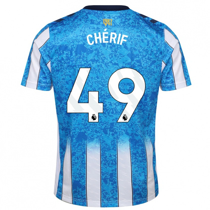 Danxen Homem Camisola Sidiki Chérif #49 Branco Azul Laranja Principal 2026/27 Camisa Brasil