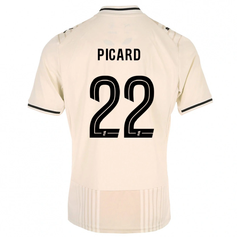 Danxen Mulher Camisola Hugo Picard #22 Renda Preta Branco Antigo Alternativa 2026/27 Camisa Brasil
