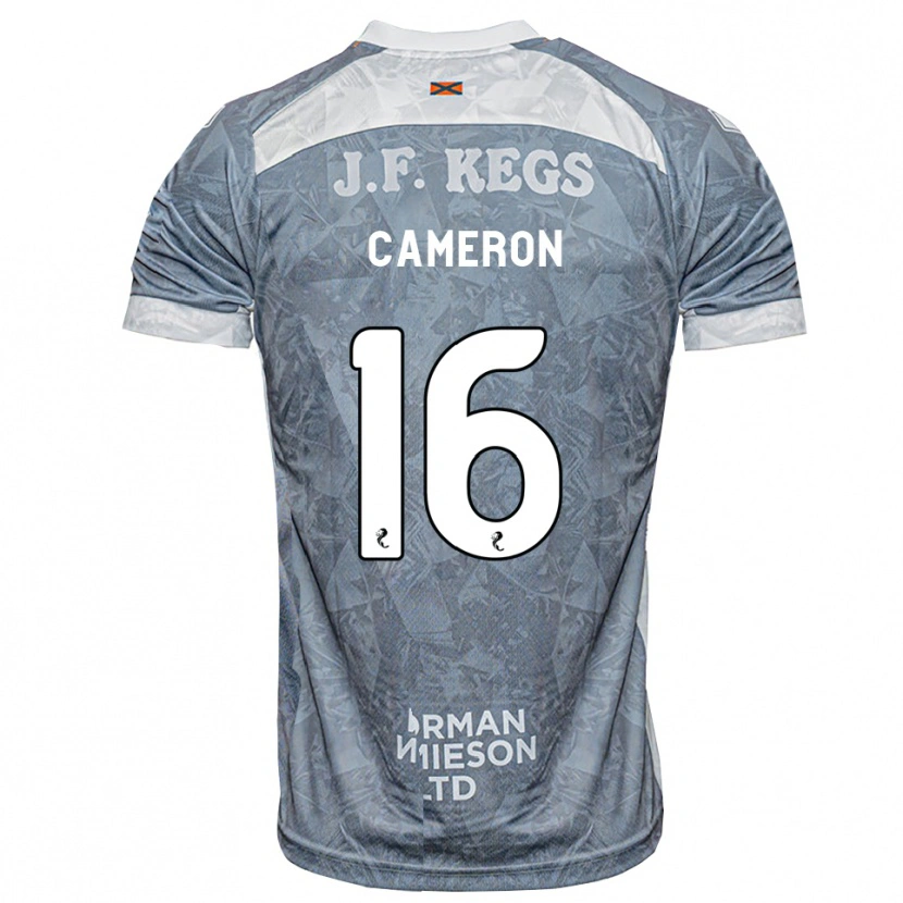 Danxen Mulher Camisola Lyall Cameron #16 Cinza Ardósia Claro Alternativa 2026/27 Camisa Brasil