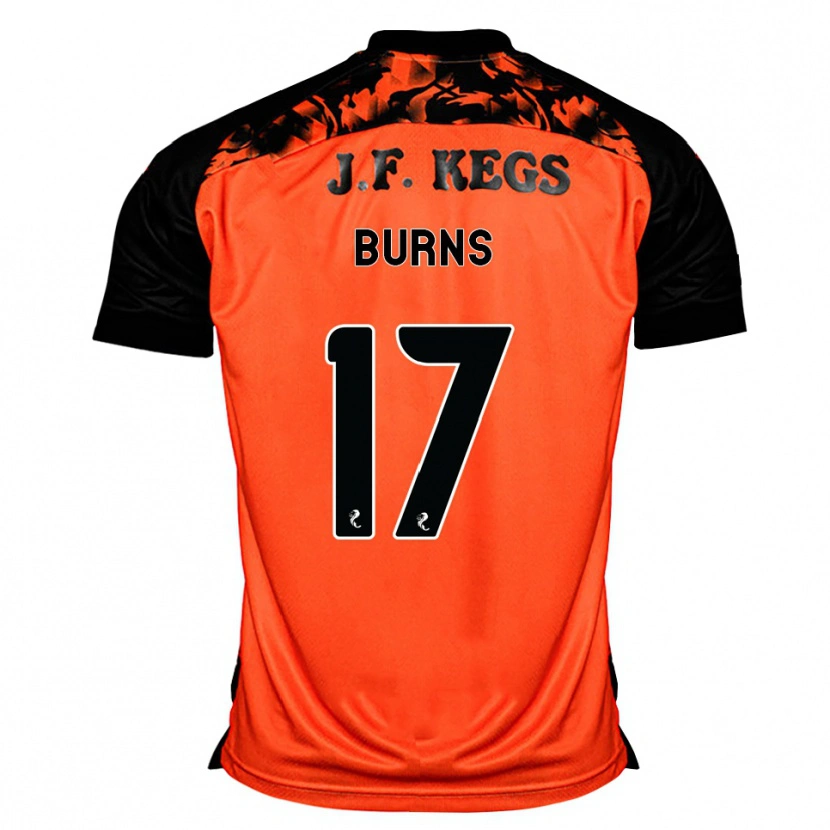 Danxen Mulher Camisola Megan Burns #17 Laranja Preto Branco Principal 2026/27 Camisa Brasil