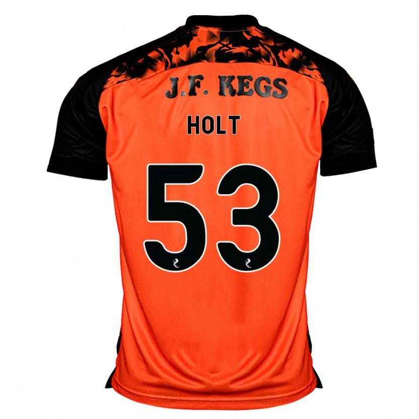 Danxen Mulher Camisola Josh Holt #53 Laranja Preto Branco Principal 2026/27 Camisa Brasil
