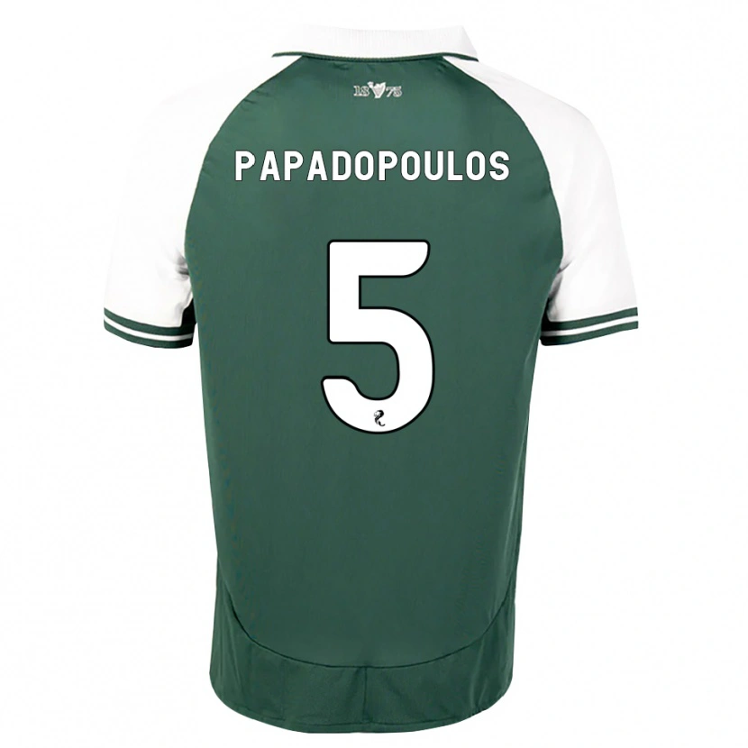Danxen Mulher Camisola Stacey Papadopoulos #5 Verde Mar Branco Principal 2026/27 Camisa Brasil